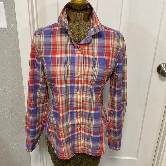 VTG DIANE VON FURSTENBERG BUTTON DOWN - Picture 1 of 9